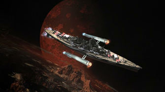 Space Battleship Tirpitz By Makaayr