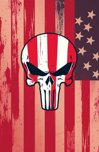 American Flag Punisher Skull Wallpaper