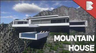 Minecraft Modern Mountain House Infinity Pool Build Tour W