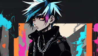 Emo Anime Boy Wallpaper