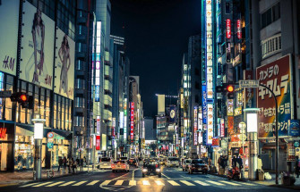 Japan Tokyo City Night Wallpaper
