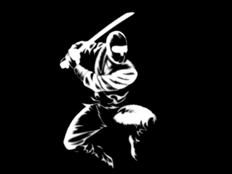Ninja Stencil Wallpaper Background For Desktops