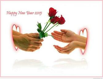Happy New Year Love Propose Wallpaper Desktop