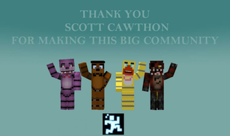 Fnaf Thank You Scott Cawthon By Skydtbworld