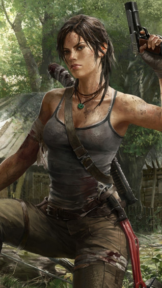 Tomb Raider iPhone Wallpaper
