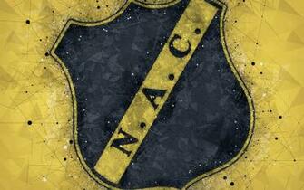 Wallpaper Nac Breda 4k Logo Geometric Art Dutch