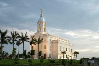 Evening At The Barranquilla Colombia Temple