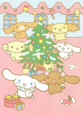 Cinnamoroll Hello Kitty Characters Kawaii Christmas