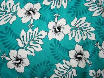 On A Dress I Really Like The Hibiscus Flowers Are Typical Of Hawaiian