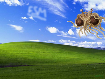 Flying Spaghetti Monster Church Image