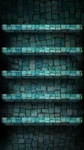Simple Wooden Shelves iPhone Wallpaper