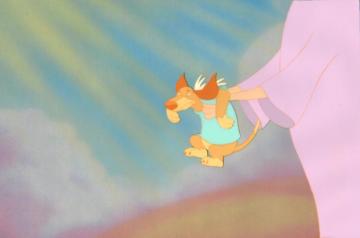 All Dogs Go To Heaven Production Cel Photo