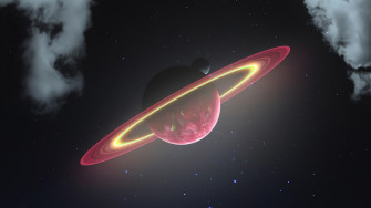 Deep Space Ring Planet 4k Laptop Full HD 1080p Wallpaper Image