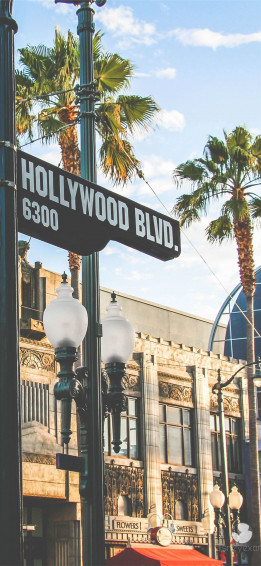 Hollywood Sign iPhone Wallpaper