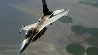Camouflaged General Dynamics F Fighting Falcon Wallpaper