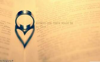 Without You There Would Be No Love HD Desktop Wallpaper