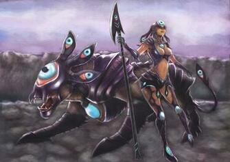 Nidalee League Of Legends Wallpaper Desktop
