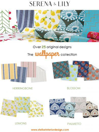 Serena Lily Wallpaper Stellar Interior Design