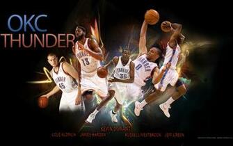 Oklahoma City Thunder Basketball Nba Fn Wallpaper