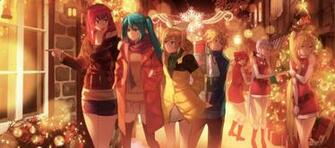 Vocaloid Hatsune Miku Megurine Luka Kagamine Len