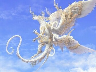 White Dragon Wallpaper