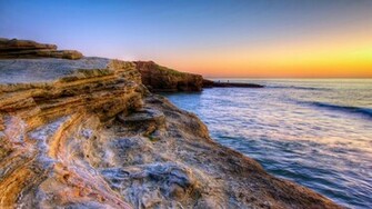 Wallpaper Beautiful Rocky Seashore HD San Diego Near Of