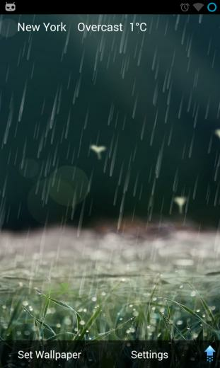 Weather Live Wallpaper Screenshot Thumbnail