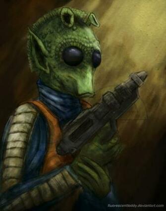 Greedo Star Wars By Fluorescentteddy
