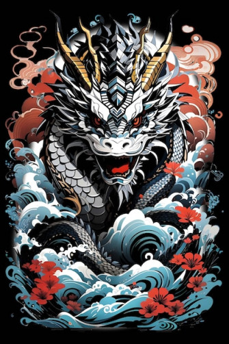 Japanese Dragon Tattoo Wallpaper