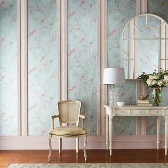 Tori Duck Egg Wallpaper Blue Graham Brown
