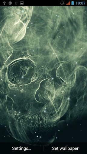 Smoking Skull Live Wallpaper S Jpg