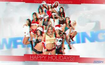Happy Holidays Tna Knockouts Wallpaper