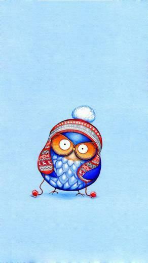 Cartoon Owl Wallpaper iPhone Cute Art