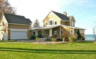 Lakefront Landscape Design Wallpaper