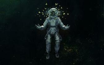Astronaut Aesthetic Wallpaper Top
