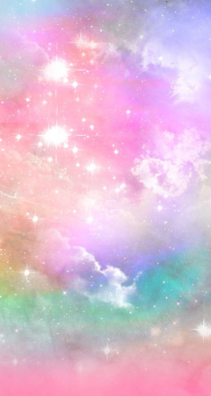 Rainbow Galaxy iPhone Wallpaper