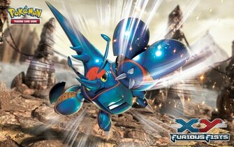 Pok Mon Tcg Xy Furious Fists Mega Heracross Wallpaper