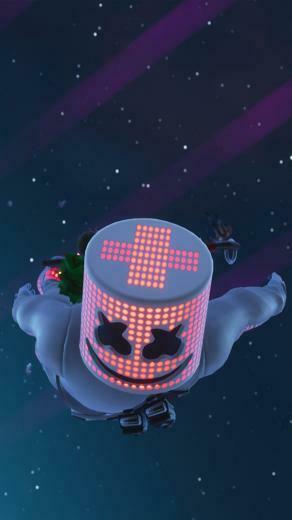 Marshmello In Air Fortnite G Mobile Wallpaper Gaming