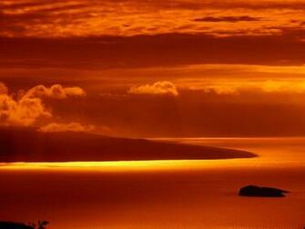 Hawaii Hot Sunset Desktop Pc And Mac Wallpaper