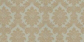 Messina Damask Teal Gold Wallpaper