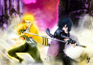 Uzumaki Naruto And Uchiha Sasuke Wallpaper Anime Boruto