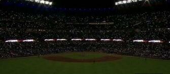 A Little Wallpaper Of Suntrust Park Being Fully Lit Up Braves