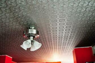 Wallpaper And Metallic Paint Looks Like Old Tin I Have A Roll Of This