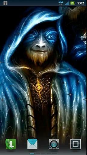 Bigger Mystical Wizard Live Wallpaper For Android Screenshot