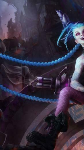 Jinx League Of Legends iPhone Wallpaper