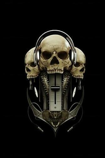 Skull Mixer iPhone 4s Wallpaper iPad