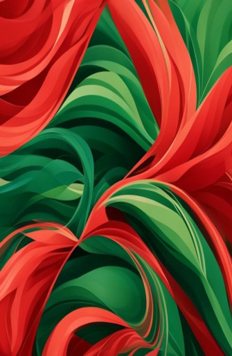 Red And Green Wallpaper