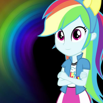 Equestria Girls Rainbow Dash Wallpaper By Pokedom2001