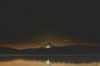 Wallpaper Image Starry Sky Star Shore