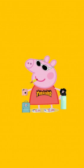 Peppa Pig House Wallpaper